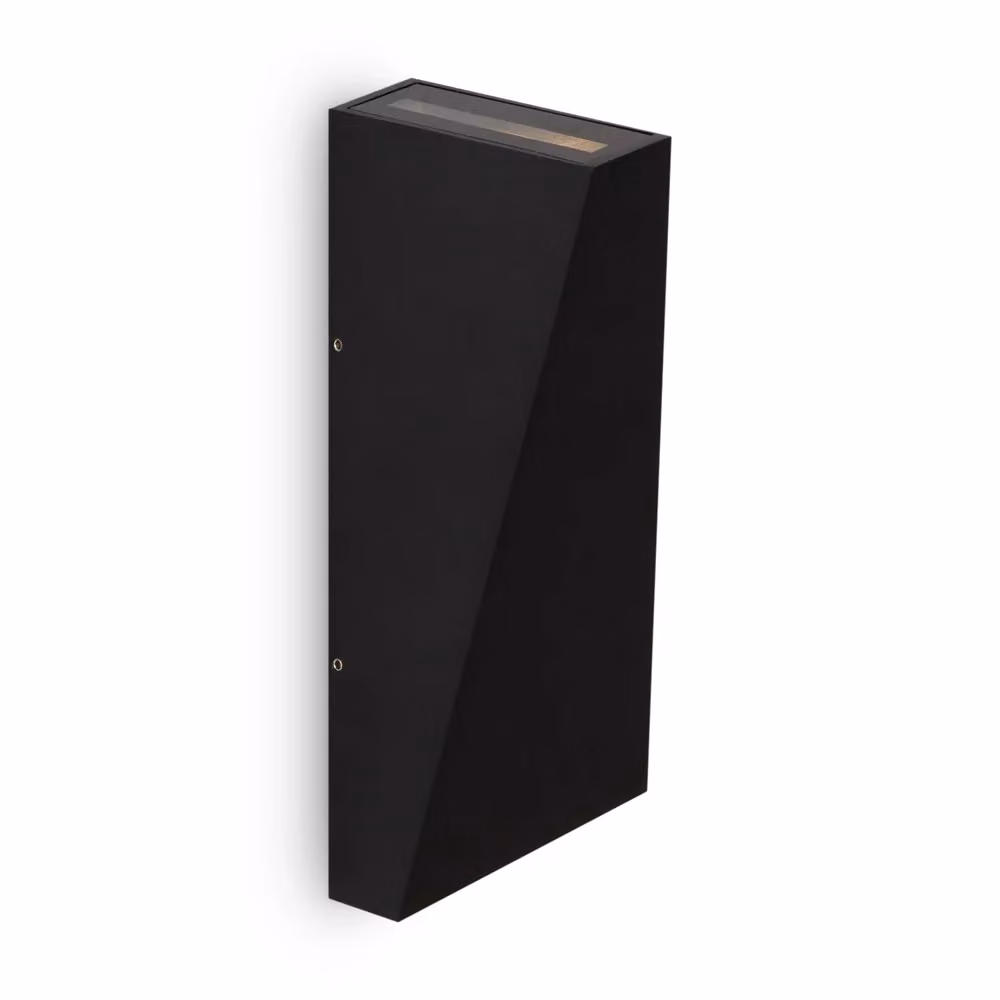 Applique esterna LED Times Square Maytoni nera in metallo con protezione IP54 – 2