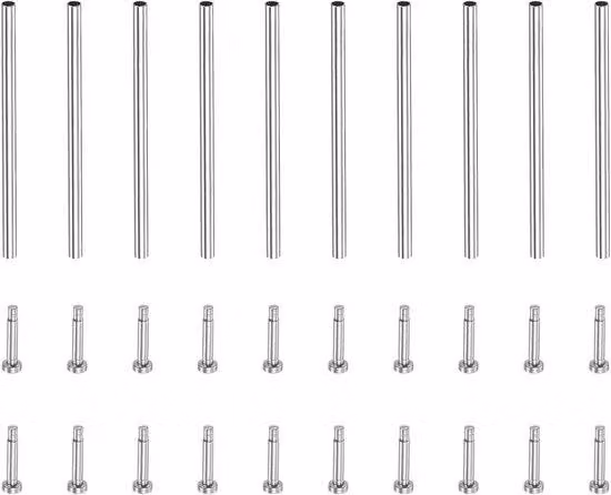 Tubi in acciaio inossidabile 20x1 mm per kit di riparazione bracciali