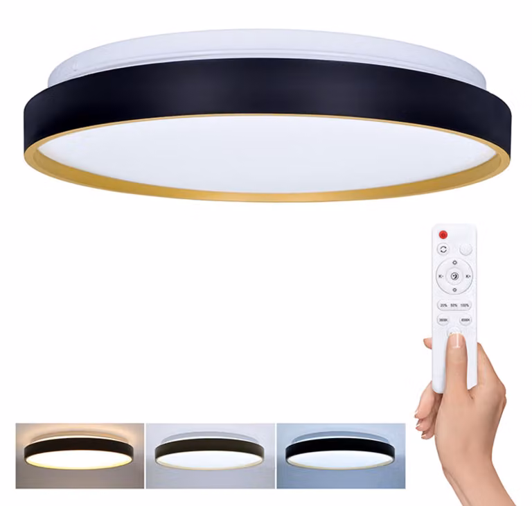 Solight Plafoniera LED rotonda 380mm 24/48W CCT con DO WO8013