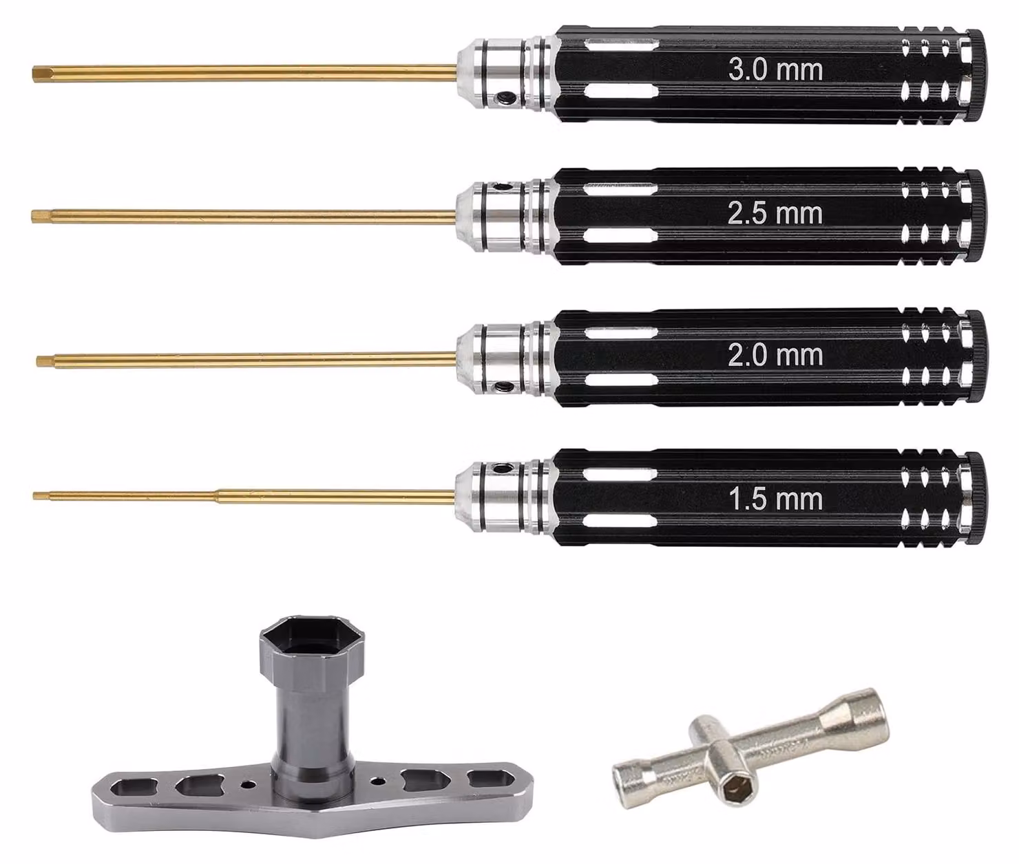 Solidchoice - Set di utensili multifunzione 6-in-1 per auto, completo di chiavi e cacciaviti