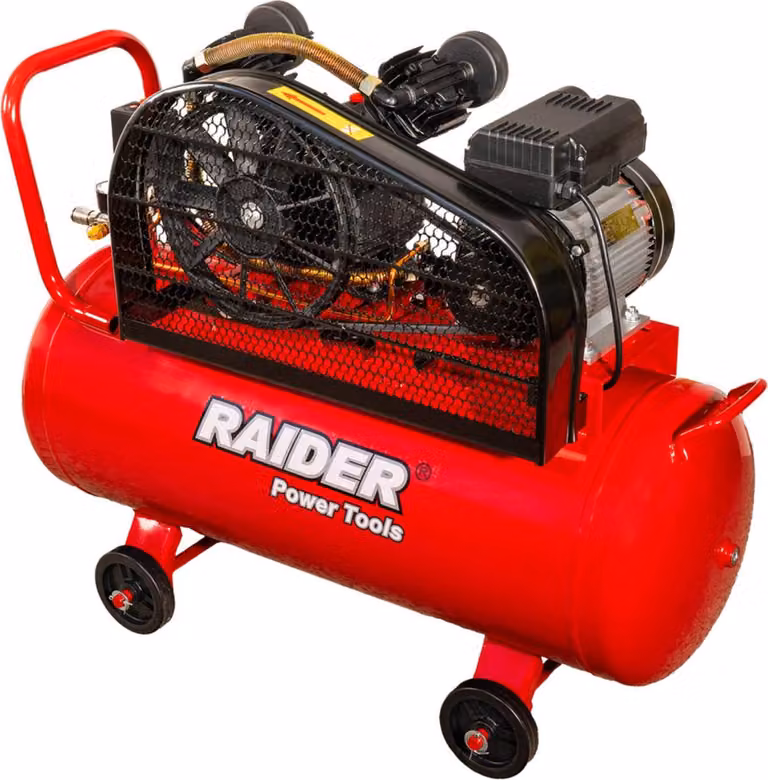 Compressore d'aria portatile per pneumatici 220 V, gonfiatore per pneumatici a doppio cilindro, 100 litri, 170 l/min 8 bar, per suv camion, auto bici, palloni, materassi ad, barche gonfiabili, per uso non Raider