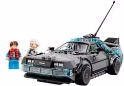 LEGO Speed Champions Macchina del tempo di Ritorno al futuro 77256, 357 pezzi, Grigio – 1