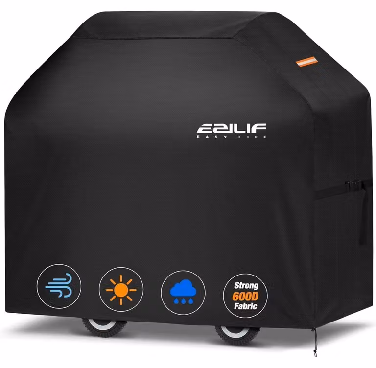 Copertura per barbecue resistente alle intemperie, dimensioni 145x60x120 cm, realizzata in tessuto Oxford 600D, impermeabile, adatta alla serie Weber Genesis II