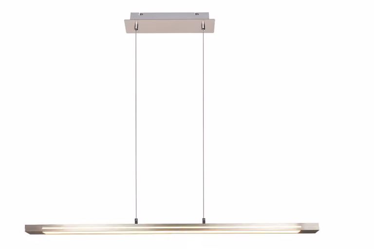 Rabalux 5280 Yordana, 27W, 3000K, 1800lm, bianco argento, bianco caldo, moderno, dimmerabile, 103,5cm