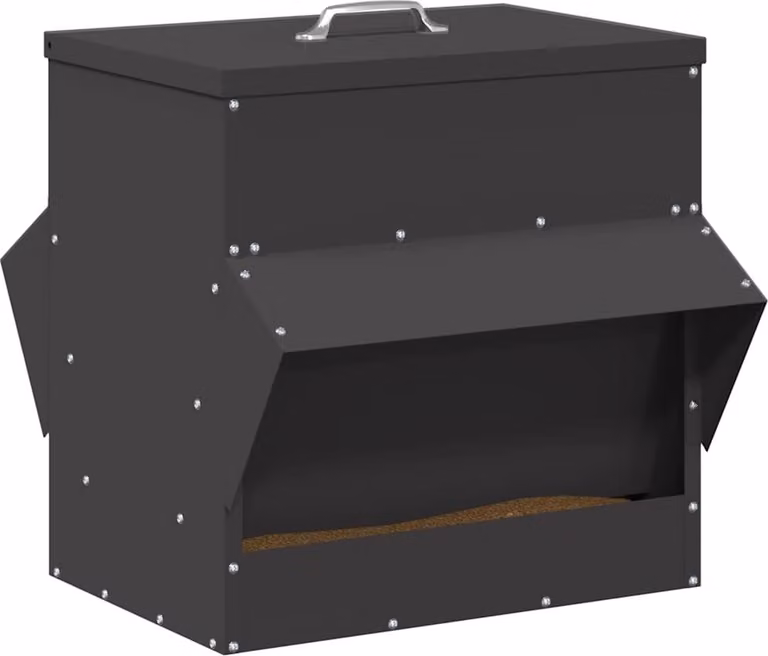 Feeder per pollo Nero 40,5 x 45 x 41 cm