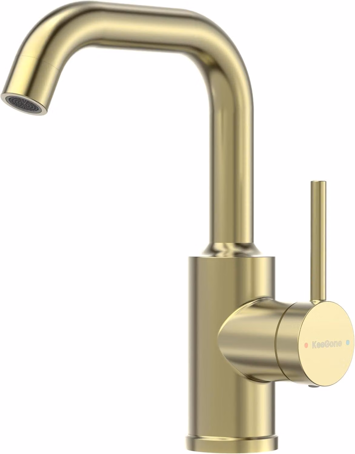 Rubinetto per lavabo, rotazione a 360°, acciaio inossidabile, acqua calda/fredda, miscelatore monocomando, per bagno