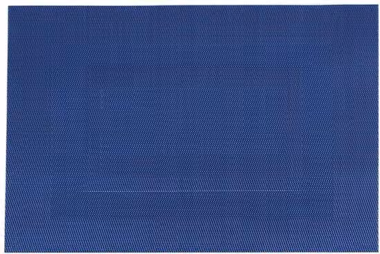 Set da tavola in vinile resistenti al calore e durevoli, piani lavabili 45 cm × 30 cm, blu scuro
