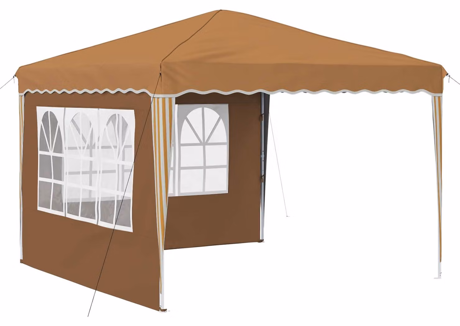 Tenda per feste a pop-up 288 x 288 x 245 cm Beige