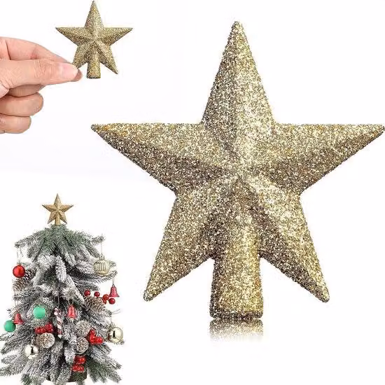 Alberelli di Natale in formato mini, 6 cm, per decorare l'albero di Natale