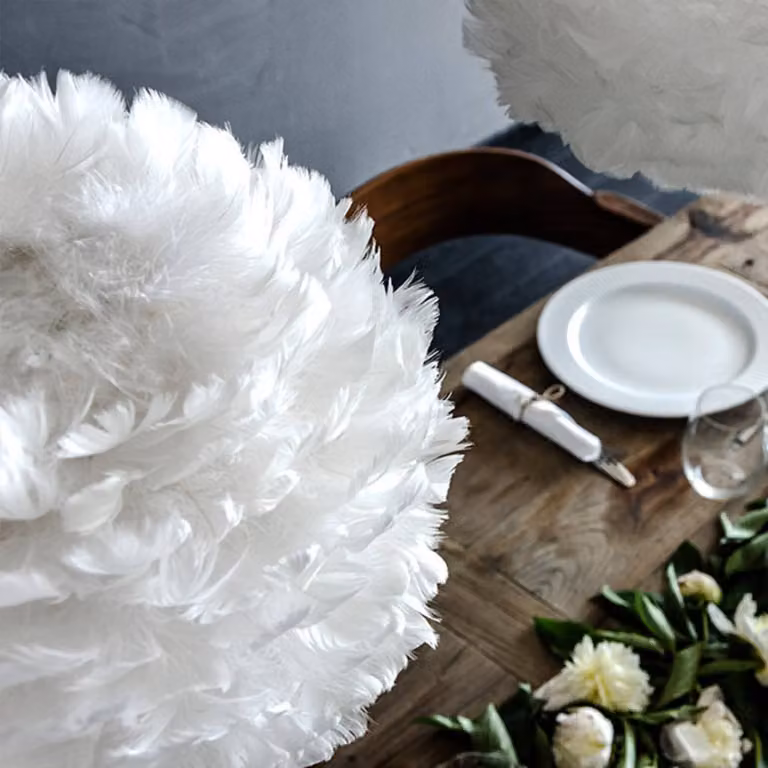 UMAGE Lampada a sospensione Eos, dimmerabile, Bianco / Opale, Soggiorno / Sala da pranzo, Design, Lampada a sospensione