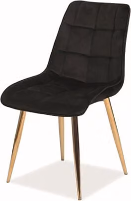 Sedia da pranzo set di sedie da cucina chic nero set di 2