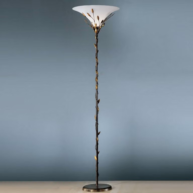 Kögl Lampada da terra Campana, dimmerabile, Marrone / Ruggine, Soggiorno / Sala da pranzo, Metallo, Campagna / Rustiche, Lampada da terra