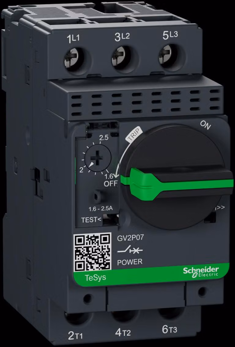 Interruttore di protezione motore Schneider Electric GV2P07