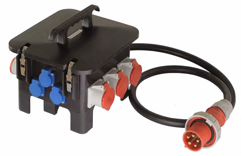 Distributore di corrente per cantieri M6 400V 60561