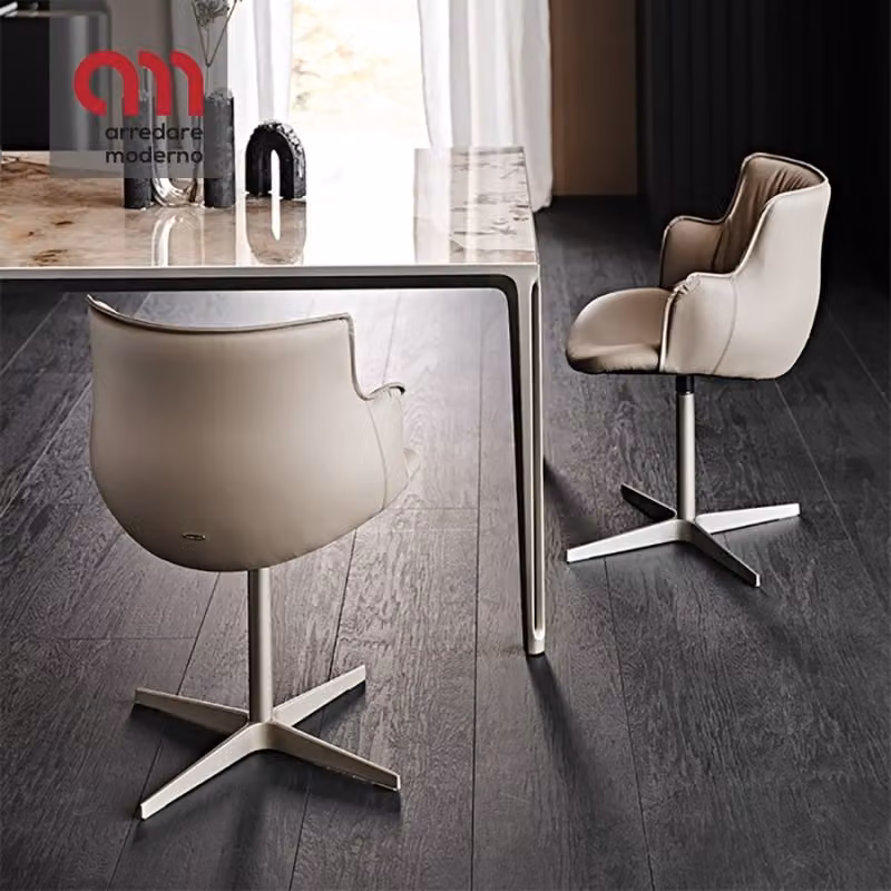 Sedia Rihanna X Cattelan Italia girevole