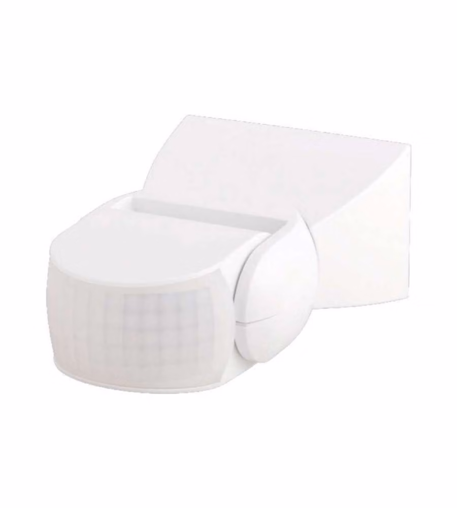 V-TAC Sensore di Movimento a Infrarossi 180° 300W Montaggio a Parete Colore Bianco IP65