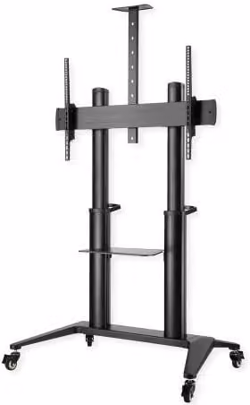 Staffa pavimento per tv 70-120 load 140kg 1000x600 con ruote - 17.03.1263-1