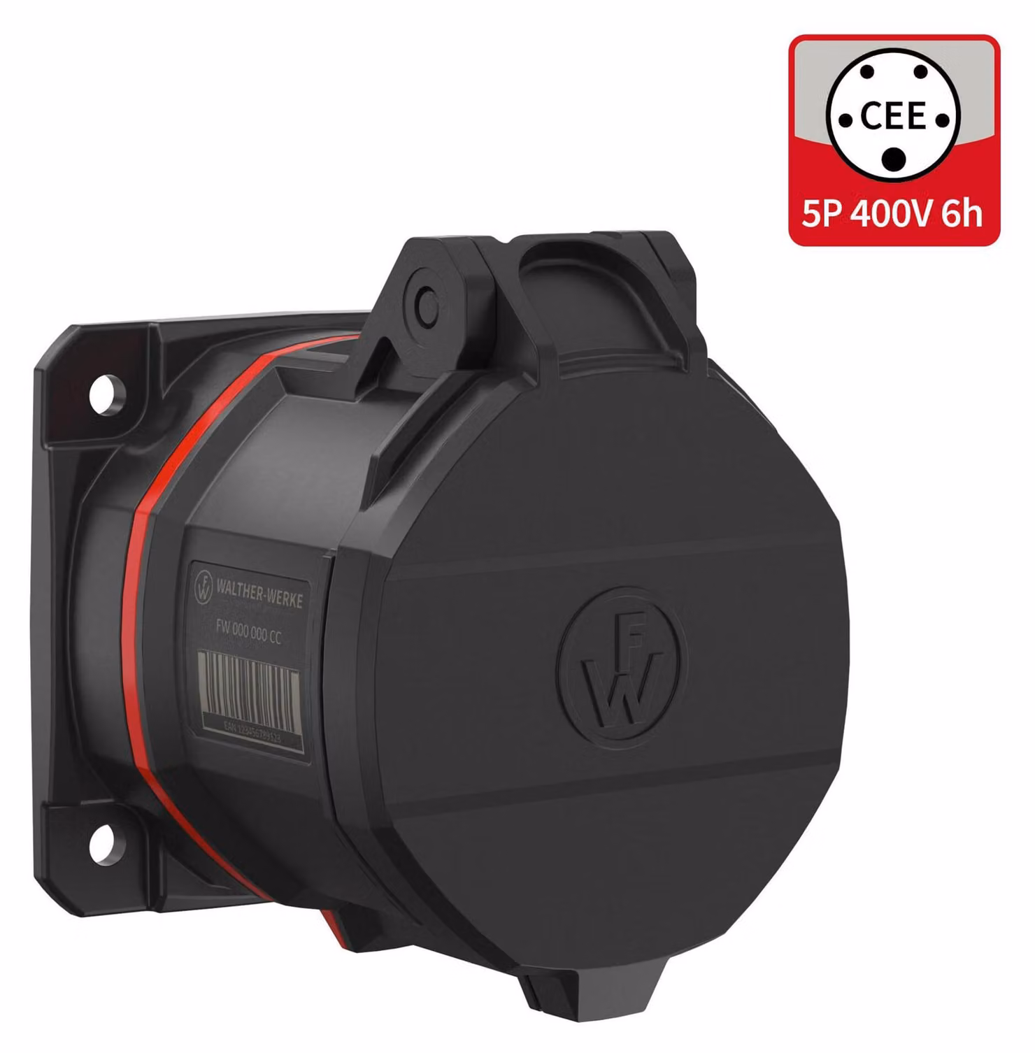 Presa di montaggio CEE NEO 32A 5P 6h - Presa CEE FW430506CC