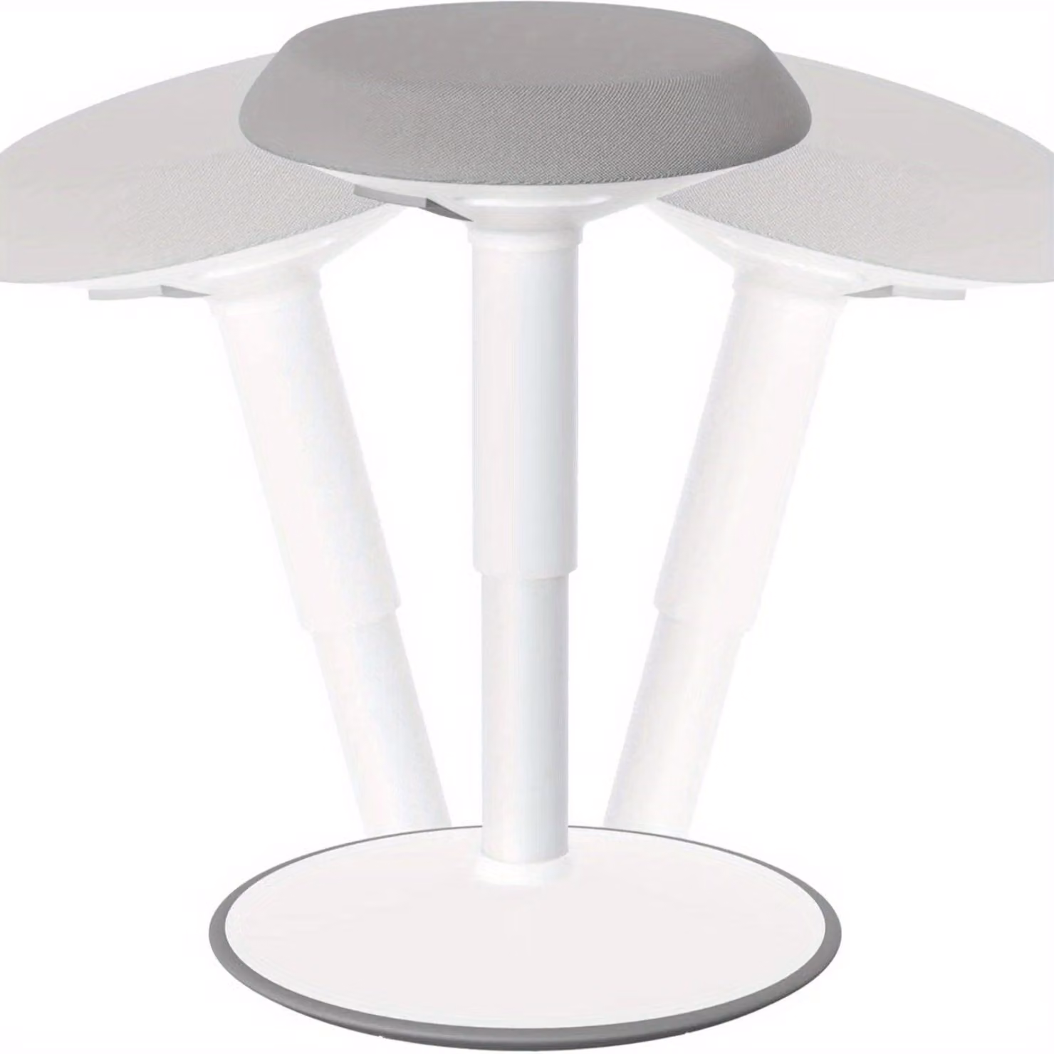 Poltrona da parrucchiere - Poltrona girevole - Poltrona per salone - Sedia da lavoro - Sgabello a sella - Altezza regolabile: 43-61 cm