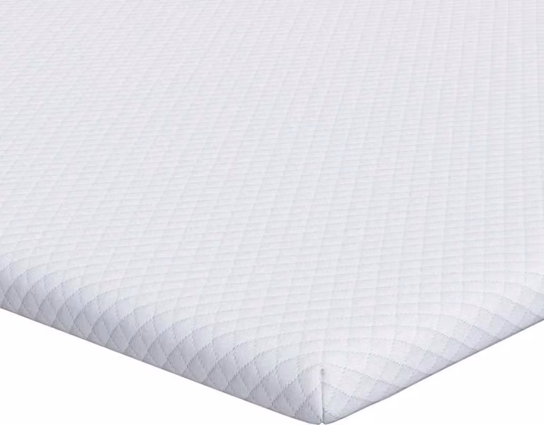 Topper in schiuma memory for Adulto Morbido 120 x 200 cm Bianco