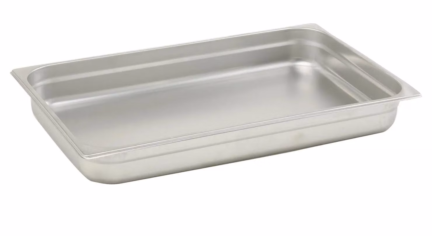 Bacinella Gastronorm in acciaio inox GN 1/1 6 pezzi cm. 53x32,5 h. cm. 10