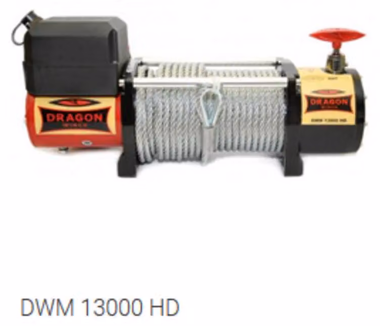 Argano elettrico Dragon winch 537x159x246 DWM 13000 HD