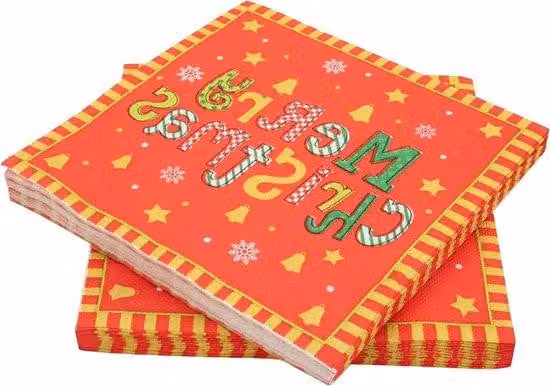 Tovagliolini di carta da cocktail - 40 pezzi - Decorazioni per feste e ricorrenze - Decorazioni natalizie e di compleanno - Tovagliolini di carta per le feste e le cene.