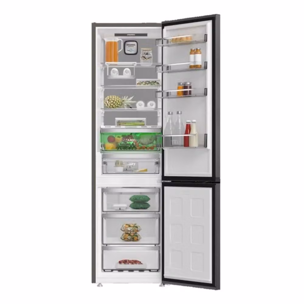 Grundig Frigorifero Combinato Total No Frost Dark Inox con WiFi e Zero Degree Zone, Capacità 324 litri, L/P/H: 59,5 x 66,3 x 186,5 cm – 2