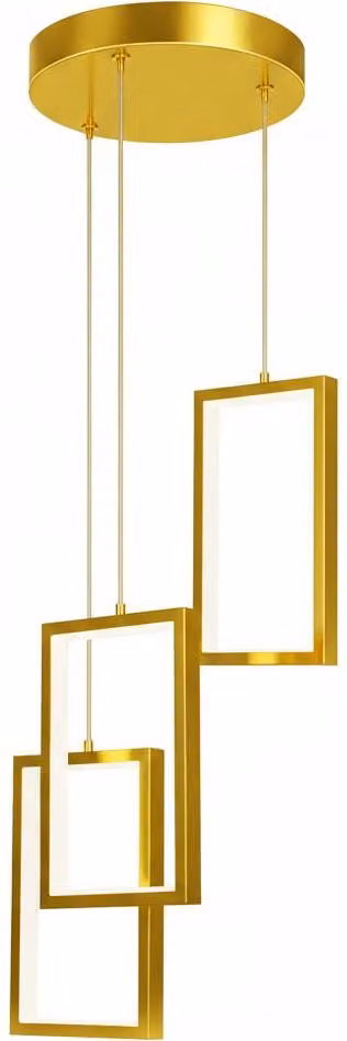 Lampadario A Sospensione Toolight Lhj088-3Cp Gold