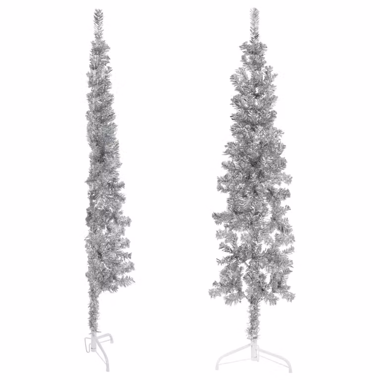 Maison Exclusive - Support artificiale per albero di Natale, design elegante, color argento, altezza 180 cm