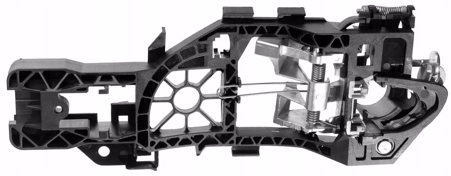 Supporto meccanismo maniglia porta anteriore sinistra e posteriore per VW Passat B6, B7, CC 2005