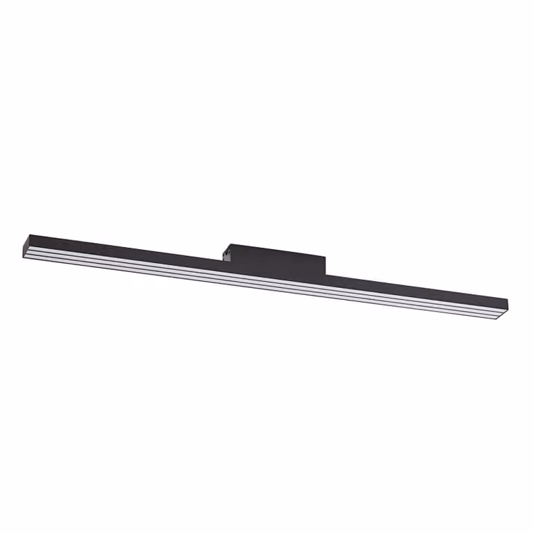 Lucande Smart LED soffitto Leicy nero 5,8 cm RGB CCT