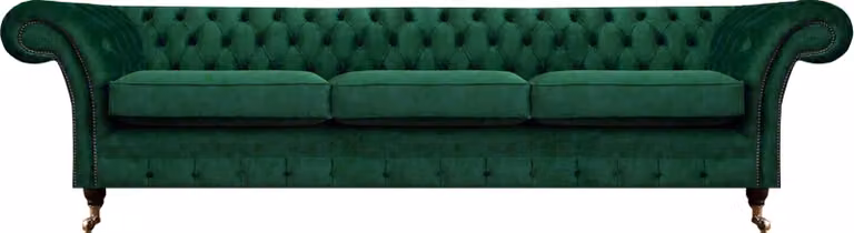 Polstermöbel Luxus Sofa Dreisitze Couch Chesterfield Wohnzimmer Textil