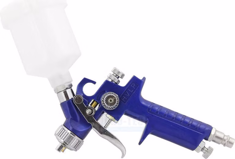 Pistola A Spruzzo Con Serbatoio Superiore Hvlp G-2 Argento