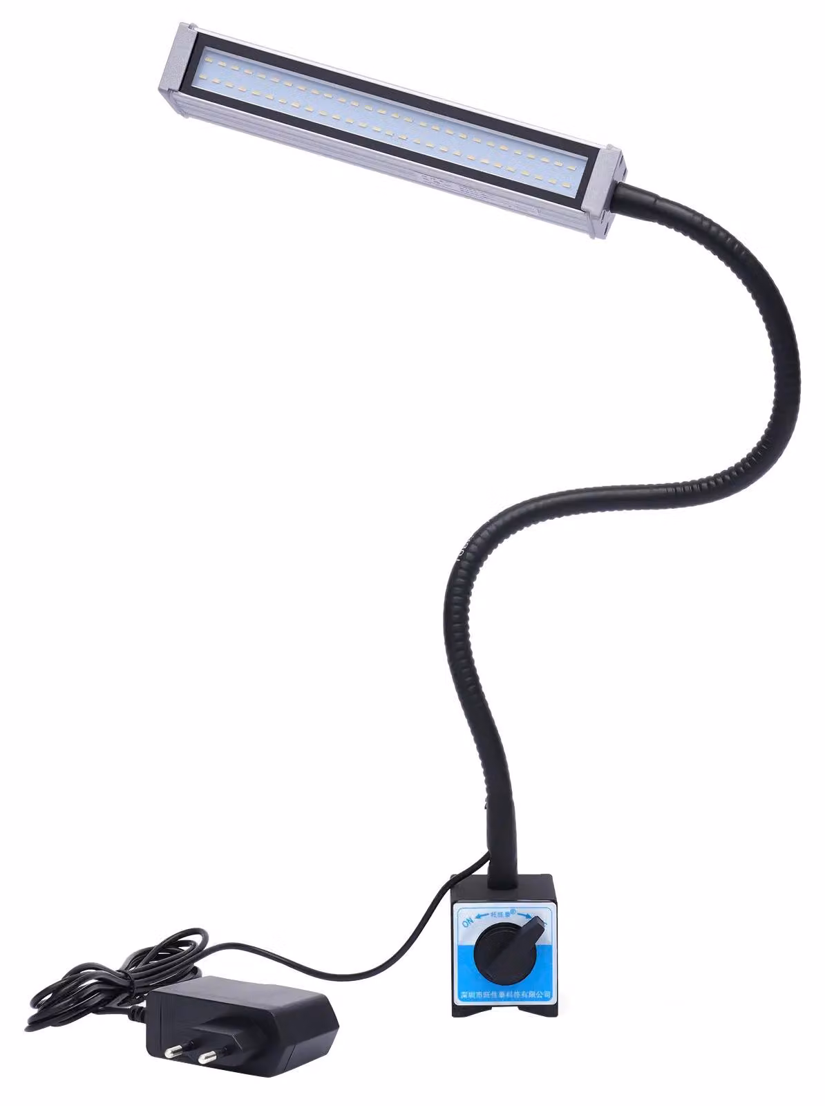 Lampada da lavoro a LED magnetica - Collo flessibile a "cigno" - 60 LED - Impermeabile - Flessibile a 360° - Illuminazione per macchinari e industria