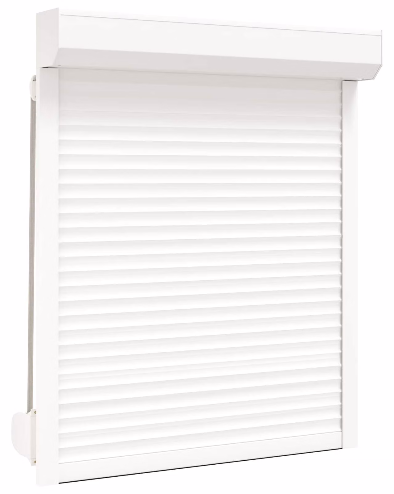 Persiana a rullo Bianco 100 x 130 cm Alluminio e poliuretano