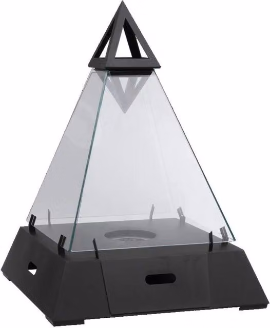 Camino a Bioetanolo a forma di Piramide in Vetro Las Vegas Jumior GMR Trading