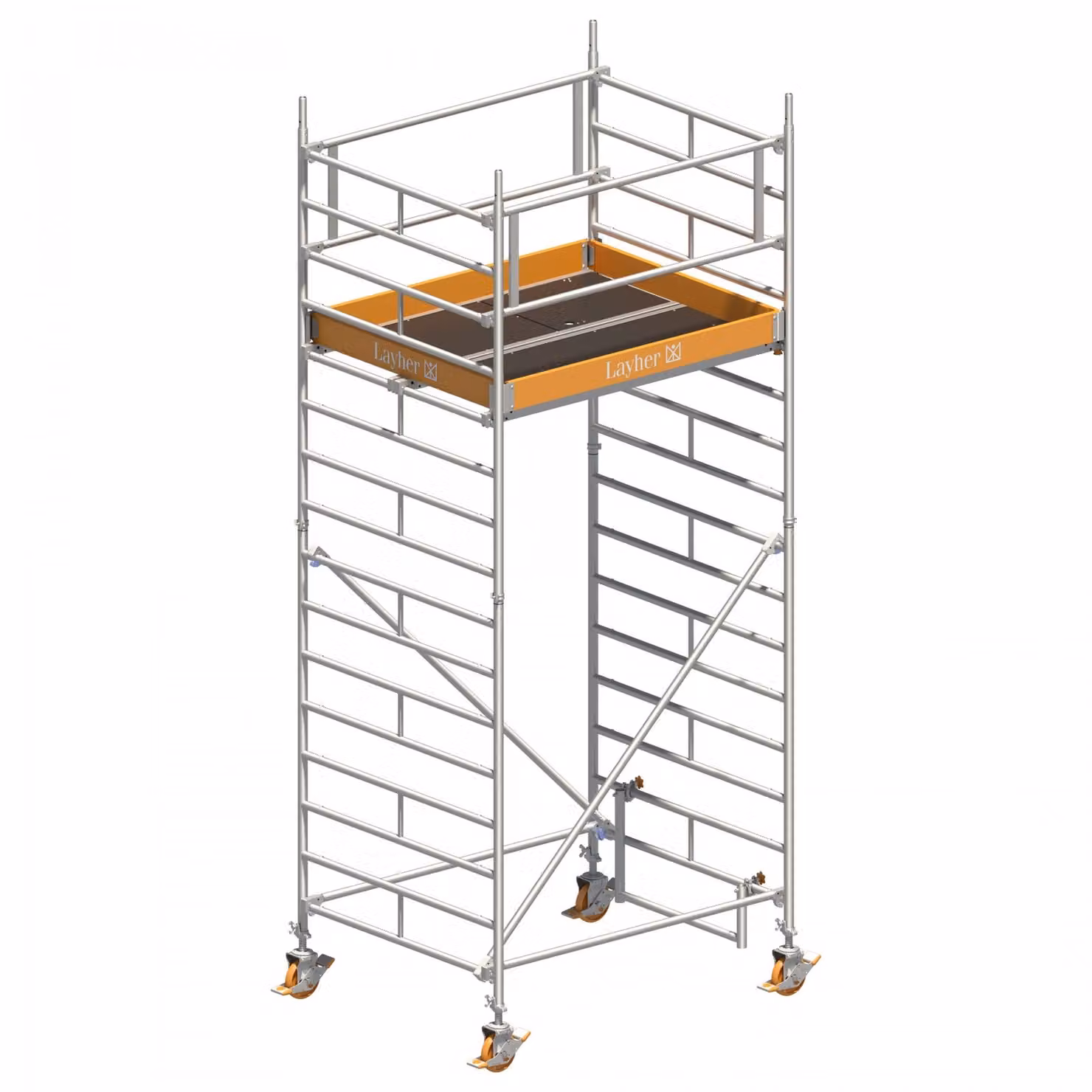 Ponteggio mobile Layher Uni Kompakt 5,20 m AH (DIN EN 1004:2004)