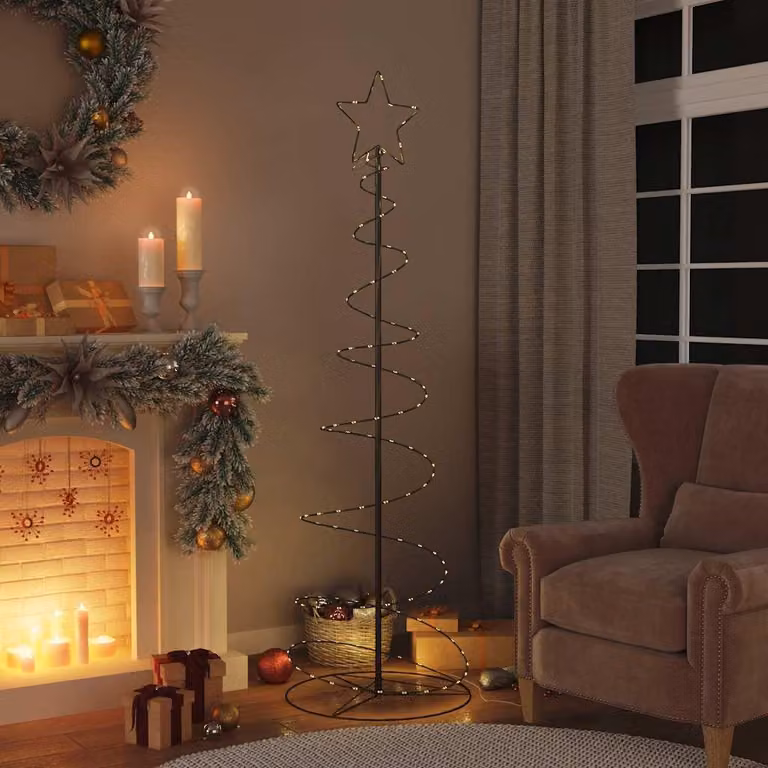 Maison Exclusive - Albero di Natale LED 120 LED bianco caldo 180 cm