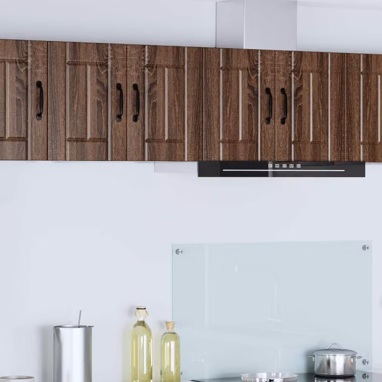 Armadietto a muro LUCCA vidaXL in legno marrone con ante a battente e ripiani interni L/P/H: 30 x 31 x 40 cm