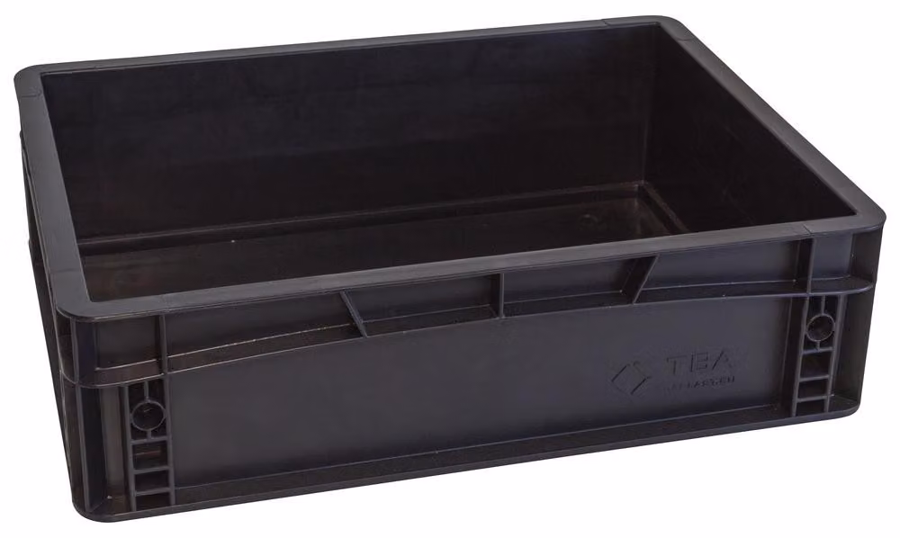 Contenitore di stoccaggio WETEC con maniglia sottocanna, ESD, 600 x 400 x 170 mm (contenitore di stoccaggio)
