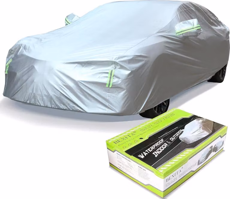 BEXITA copertura completa per garage auto impermeabile protezione UV XL 510cm berlina auto