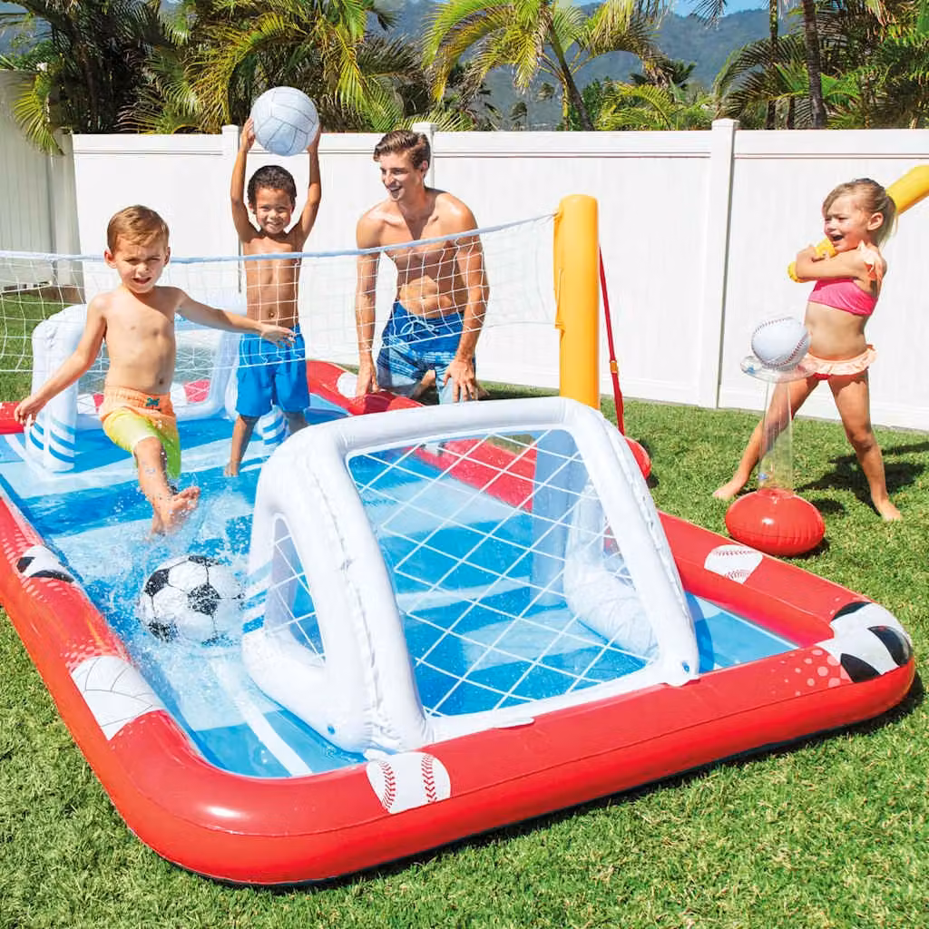 Intex Centro Giochi Action Sports Play Center Gonfiabile Multicolore L: 325 cm, P: 267 cm, H: 102 cm