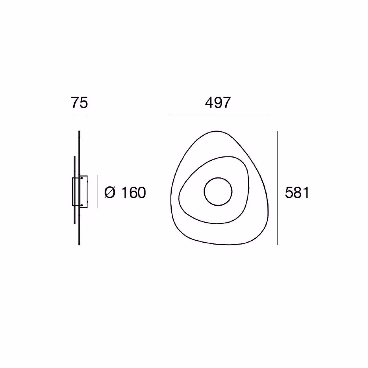 Linea Light Applique da parete a LED Joint_W, dimmerabile, Bianco / Opale, Soggiorno / Sala da pranzo, Metallo, Moderno, Applique a LED