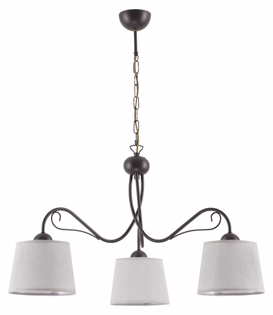 Lampada a sospensione KAMELIA in legno di rovere 3xE27x40W, metallo, dimensioni: 80x80x80 cm, IP20, Jupiter