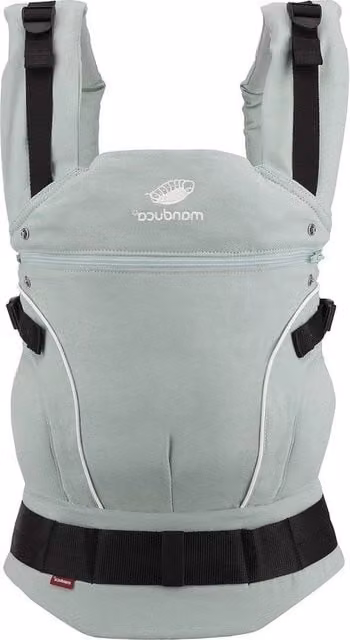 Trasportino ergonomico per neonati e bambini fino a 20 kg con cintura anatomica per l'anca, colore verde
