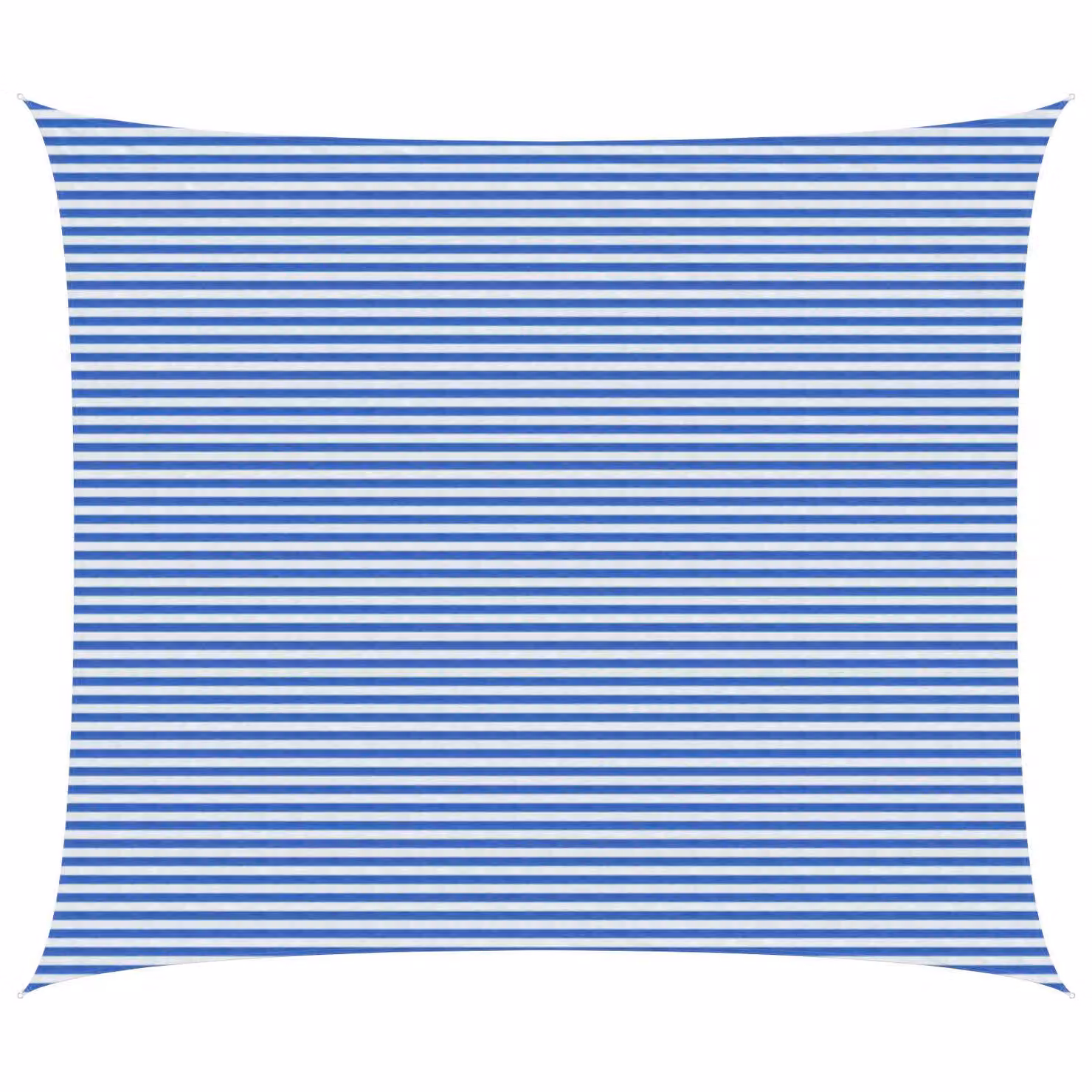 Telo Ombra Rettangolare vidaXL in HDPE Blu e Bianco 6 x 7 m