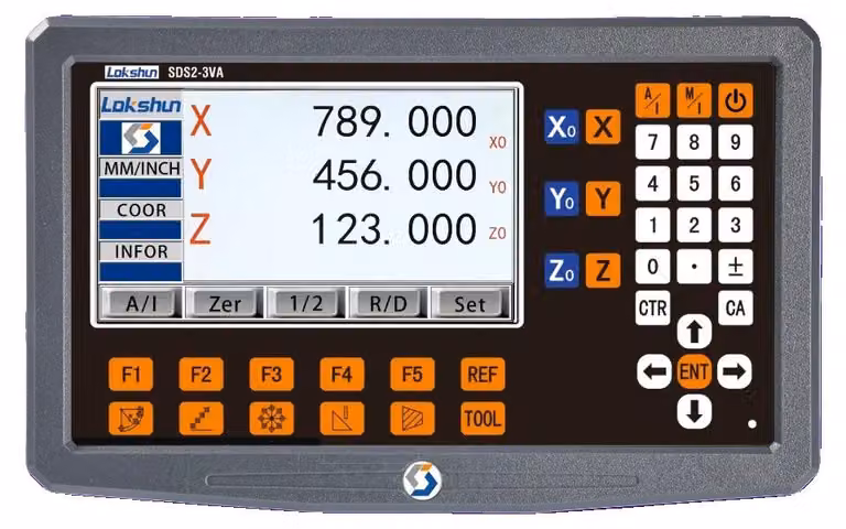 Sistema di visualizzazione digitale, alta precisione, risoluzione di 5 μm, solo per DRO SDS2-3VA