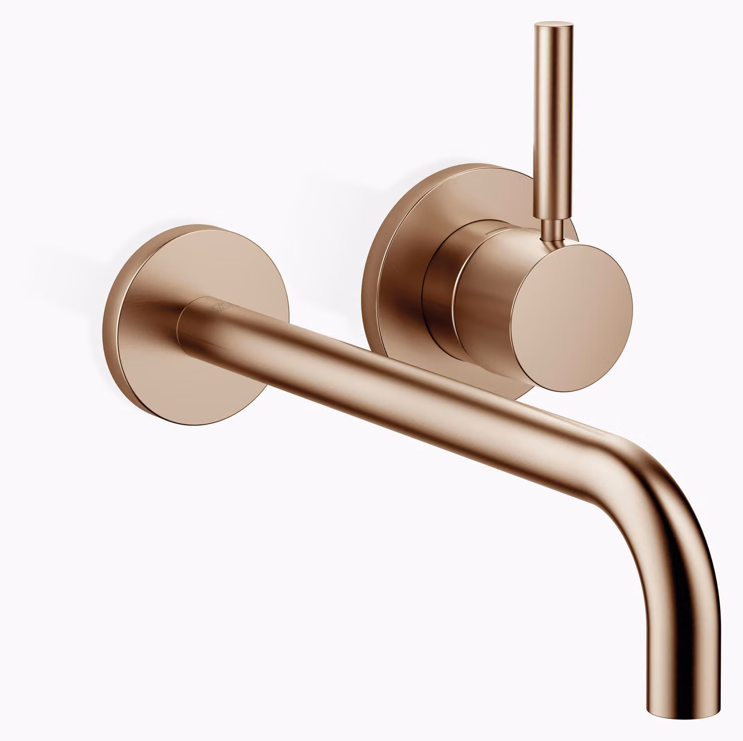 Dornbracht META Mitigeur monocommandé mural pour lavabos sans vidage, saillie 250mm, bec fixe, 36863660-42, 36863660-42