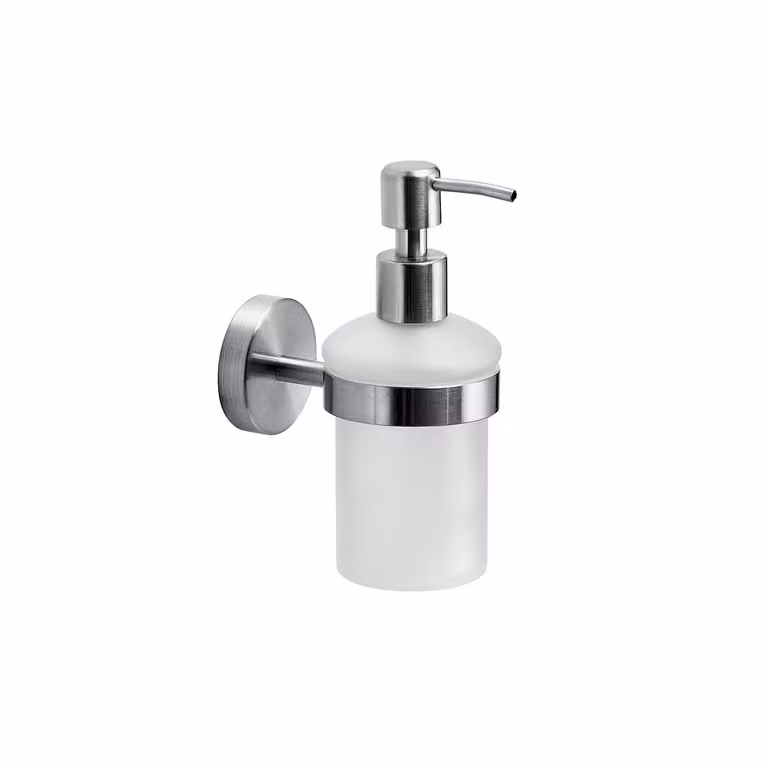 Dosasapone da muro in acciaio inox AISI 304 Gedy 5081 serie PROJECT Satinato
